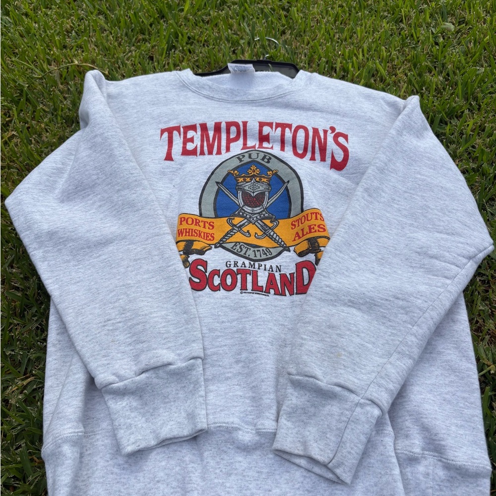 Gray Graphic Men Sweater